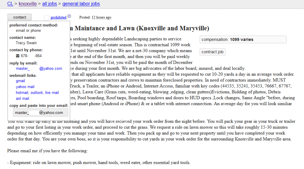 Master "Is This BDSM" Swain Craigslist Ad