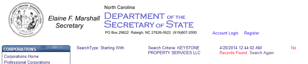 Where Is The North Carolina Business License NSA Boy?!