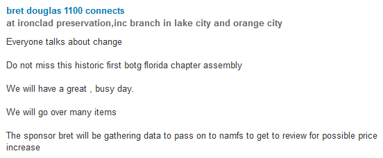 The Transfer Of Data To NAMFS