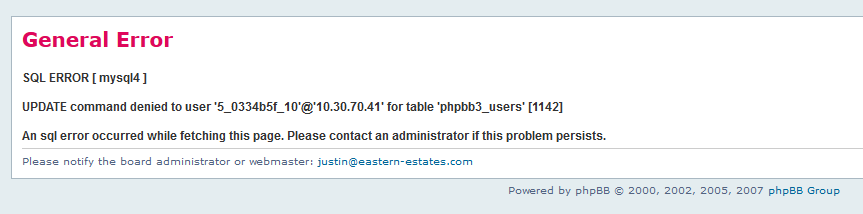 Eastern Estates leaving their data; contractor and client data wide open