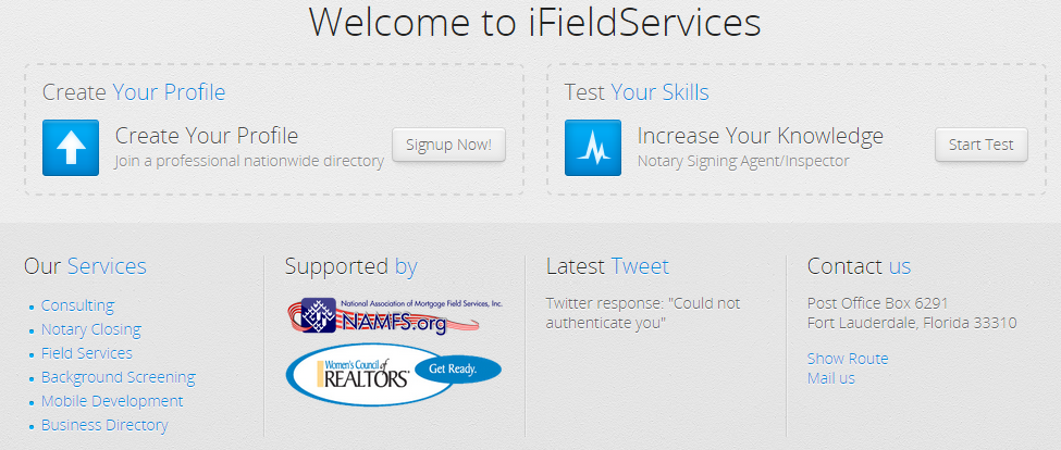 NAMFS iField