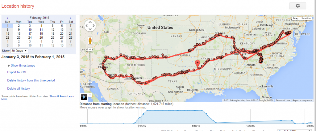 The Google Location Feature Makes It Easier For Intelligence Personnel To Develop Patterns