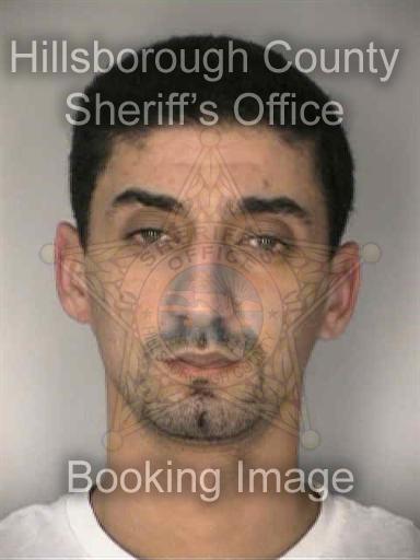 Nabil El Gadari's Booking Photo into the Hillsborough County Detention Facility