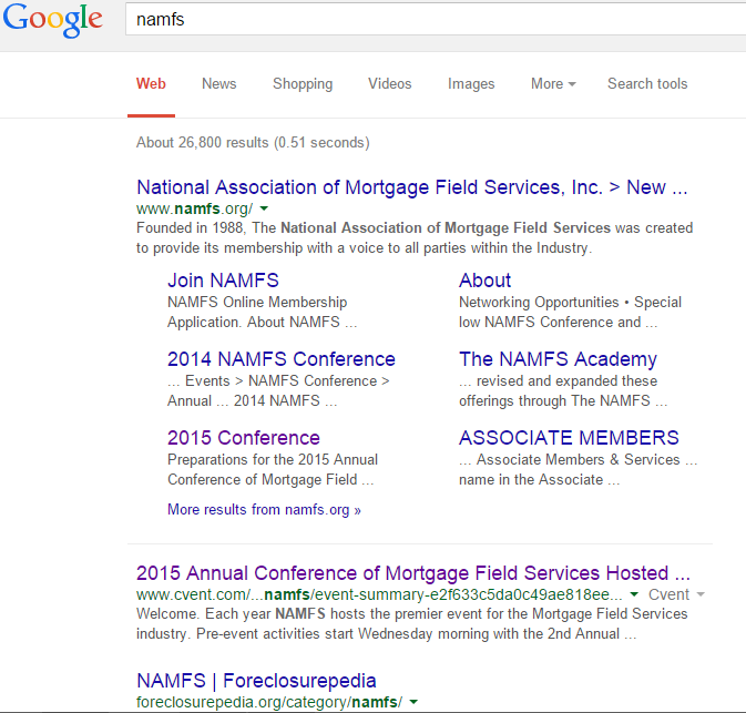 Foreclosurepedia Takes 3rd Position On Page One of Google