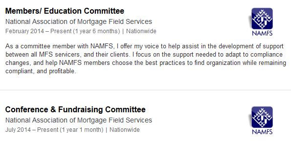 Joe Hummel's LinkedIn Profile