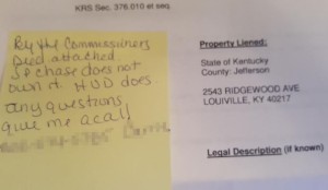 The Case of the No One Owns It Home