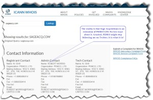 ICANN PEMCO CONNECTION