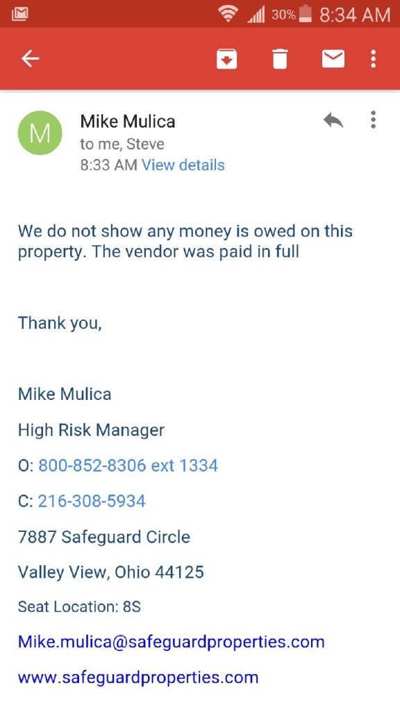 Mulica to a Subcontractor of HardKore Preservation