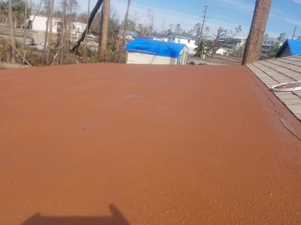 Painted Rolled Roofing