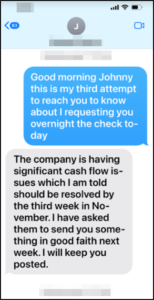 Jonnie Rumbaugh Money Loss