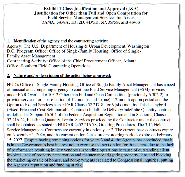 HUD Congressional Inquiries