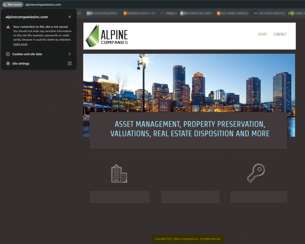 Alpine website
