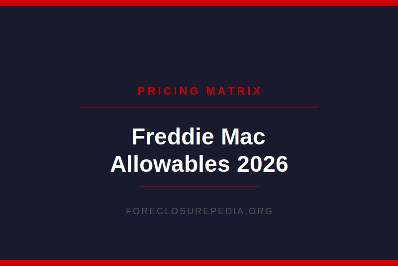 Freddie Mac Pricing 2026