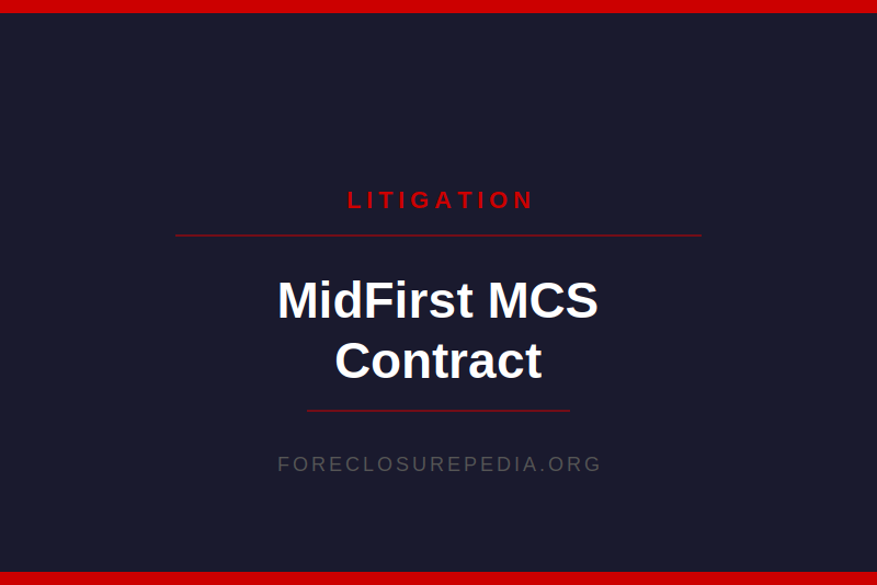 MidFirst MCS Contract