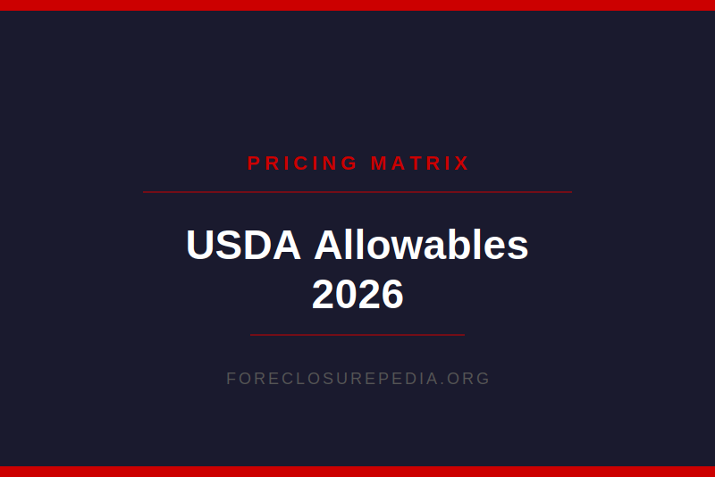USDA Allowables 2026