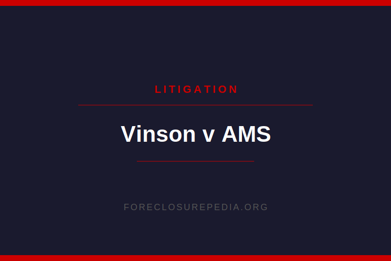 Vinson v AMS